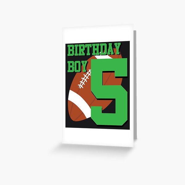 5th Birthday Football Boy Shirt | 5 Year Old Field Players 5th Birthday Football Boy Shirt | 5 Year Old Field Players
