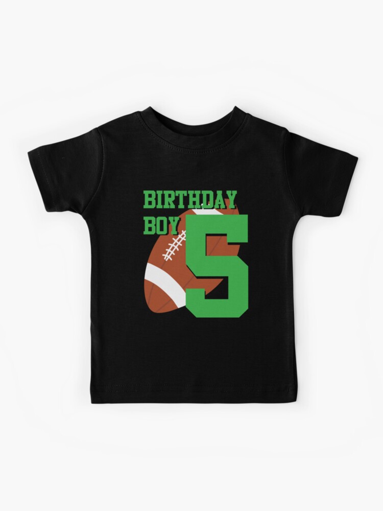 5th Birthday Football Boy Shirt | 5 Year Old Field Players 5th Birthday Football Boy Shirt | 5 Year Old Field Players