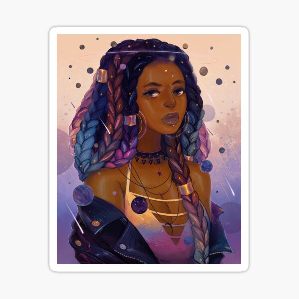 Many Moons Sticker