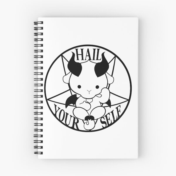 Item preview,  Hello Satan Hail Yourself white designed and sold by melodiesofart.