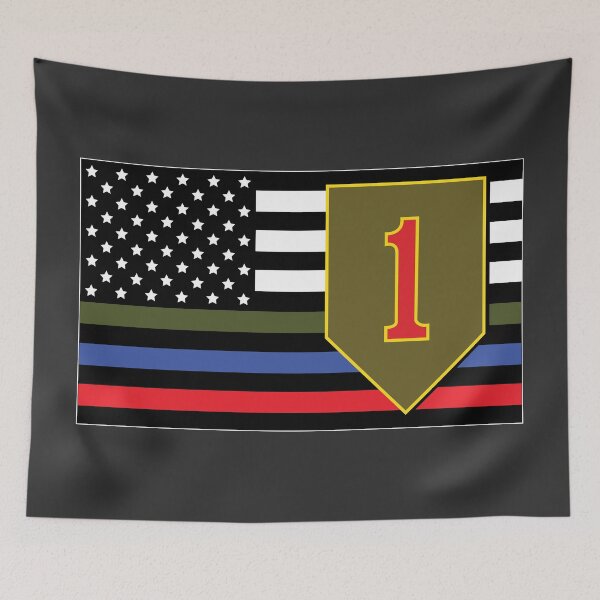 Item preview, Flag: 1st Infantry Division  designed and sold by CM-PD.
