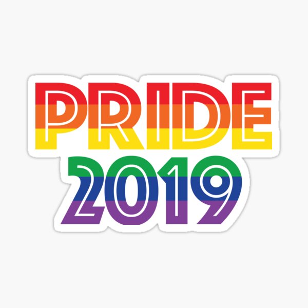 "Gay Pride 2019" Sticker by Lightfield Redbubble
