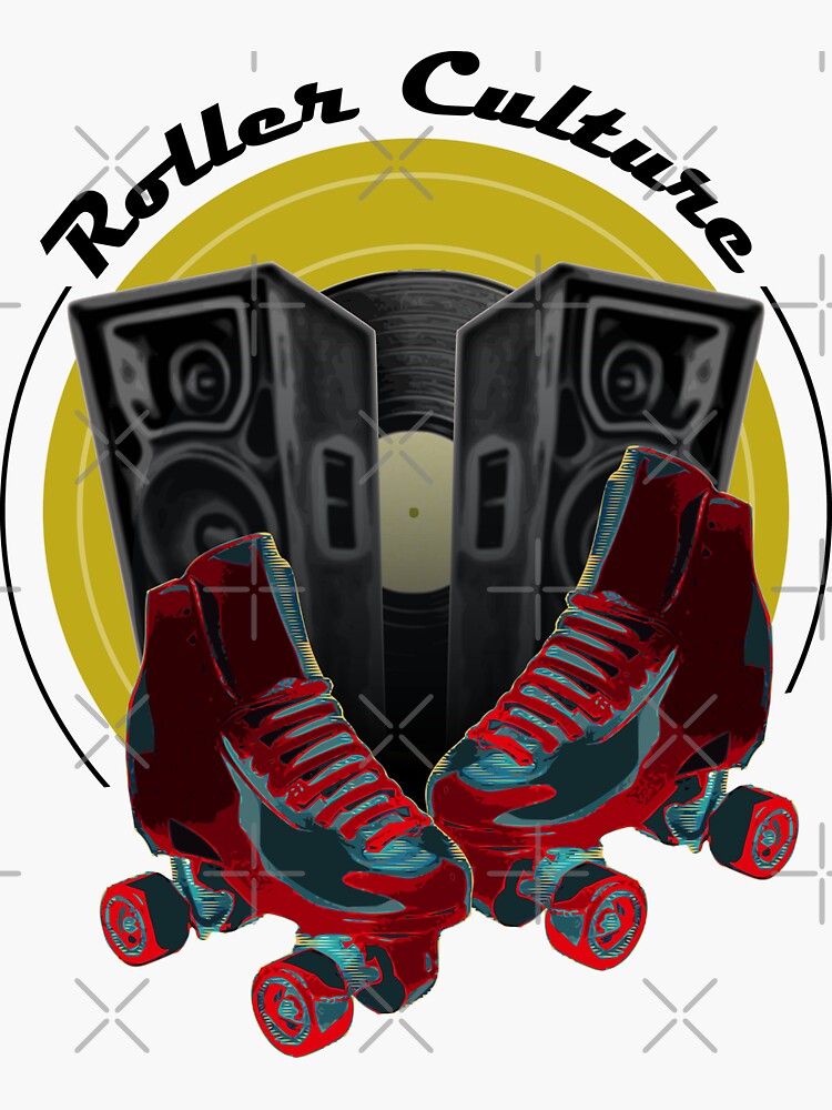 "Roller Culture" Sticker for Sale by sbdigital Redbubble