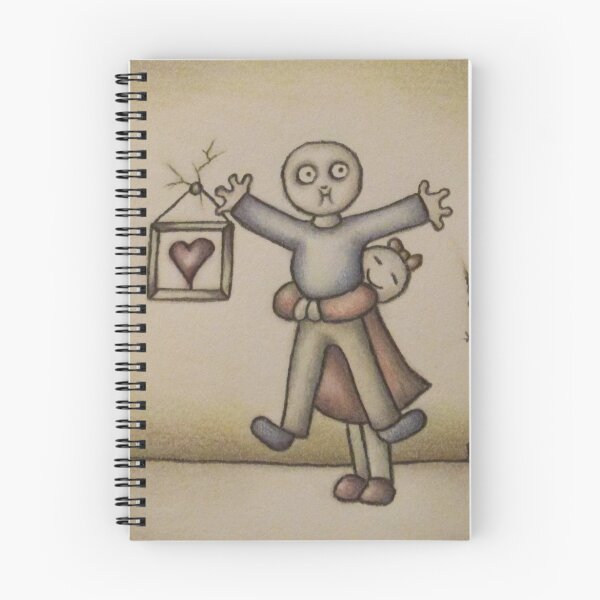 Item preview, Cute Cartoon Drawing of Girl Hugging Boy designed and sold by ArtistryByLM.