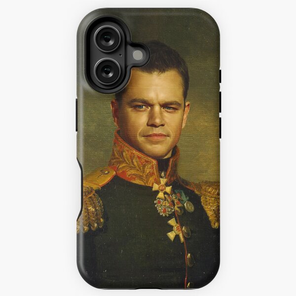 Vista previa del artículo con la obra «Matt Damon - reemplazar la cara», diseñado y vendido por replaceface.