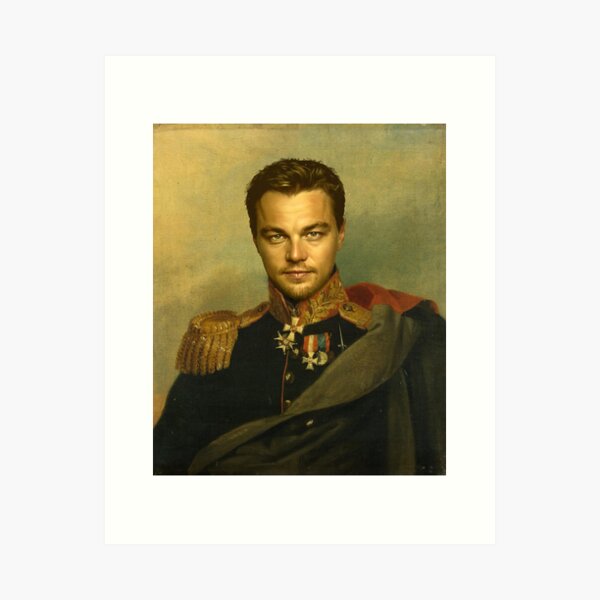 Leonardo Dicaprio - replaceface Art Print
