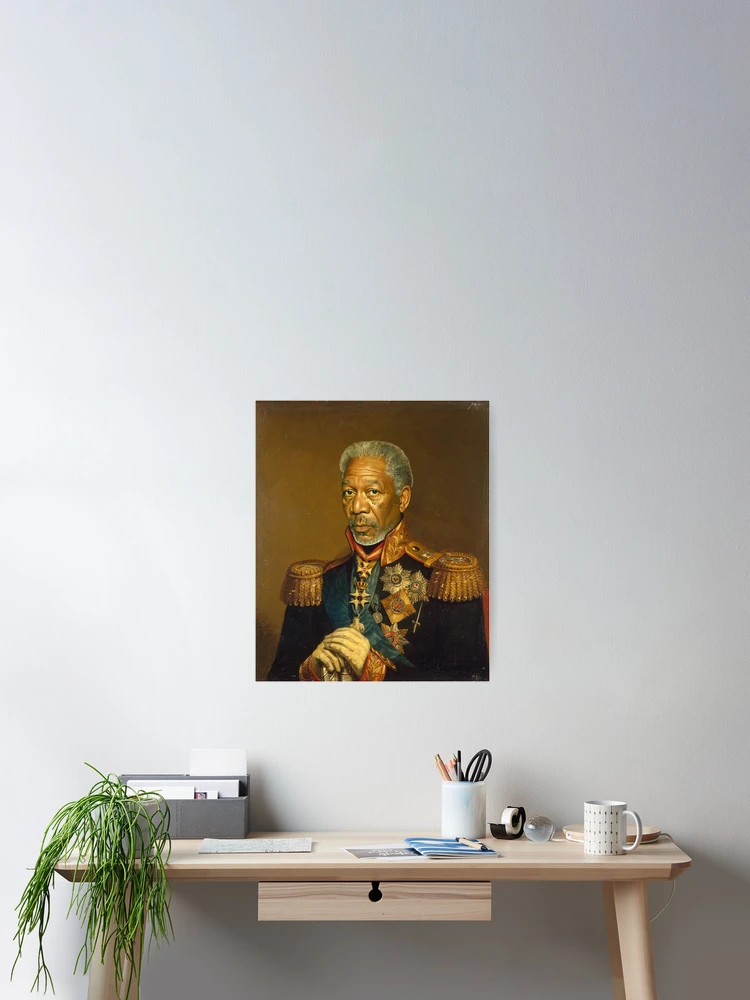 Thumbnail 2 of 3, Poster, Morgan Freeman - replaceface designed and sold by replaceface.