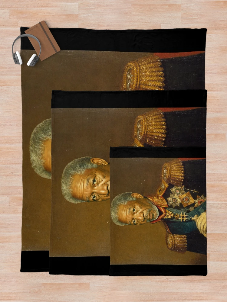 Thumbnail 5 of 6, Throw Blanket, Morgan Freeman - replaceface designed and sold by replaceface.