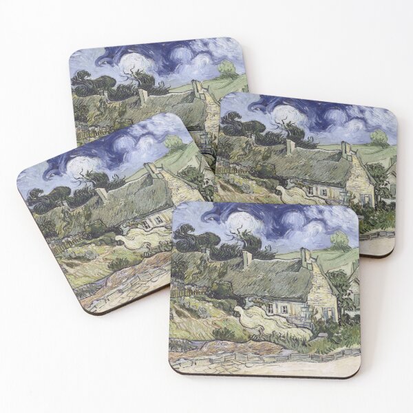 Item preview, Thatched Cottages at Cordeville, Vincent van Gogh designed and sold by fourretout.