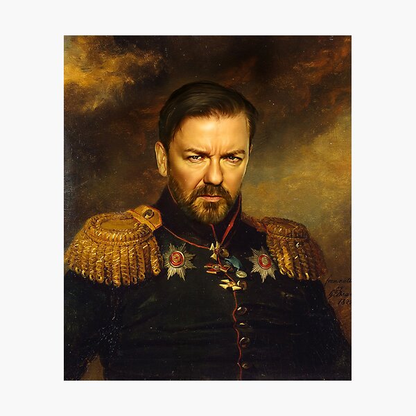 Item preview, Ricky Gervais - replaceface designed and sold by replaceface.