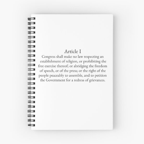 Item preview, Article I First Amendment designed and sold by AmericanArt.
