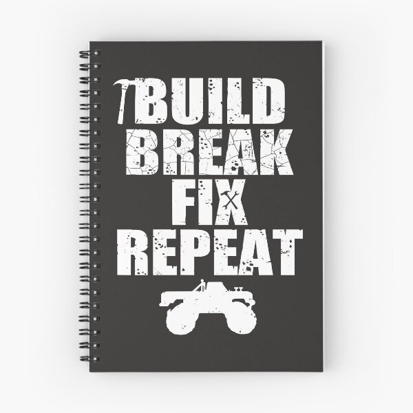 Item preview, Build Break Fix Repeat Off Roading Apparel Mudding Trucks designed and sold by shoutoutshirtco.