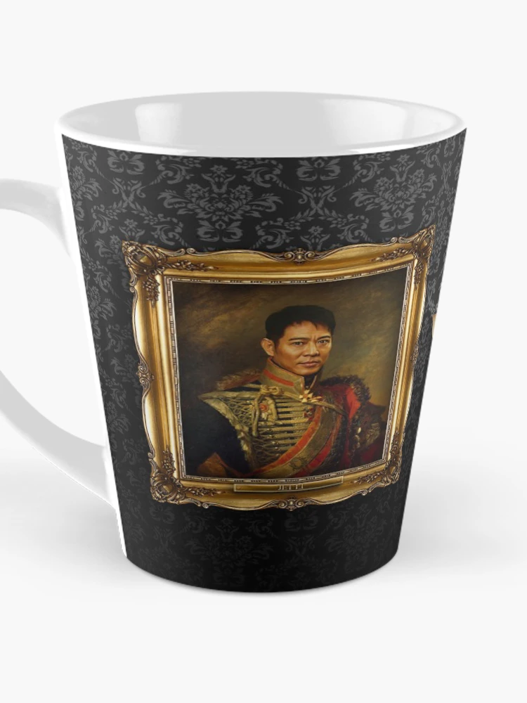 Aperçu 3 sur 4. Mug à café avec l'œuvre Jet Li - replaceface créée et vendue par replaceface.