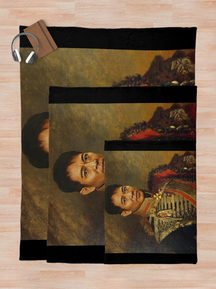 Thumbnail 5 of 6, Throw Blanket, Jet Li - replaceface designed and sold by replaceface.