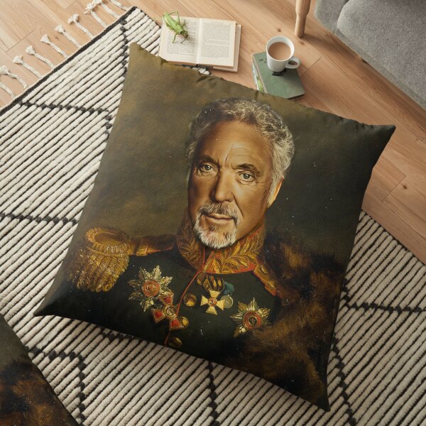 Sir Tom Jones - replaceface Coussin de sol