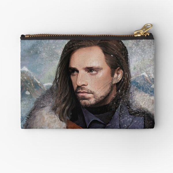 Bucky Barnes the White Wolf Zipper Pouch