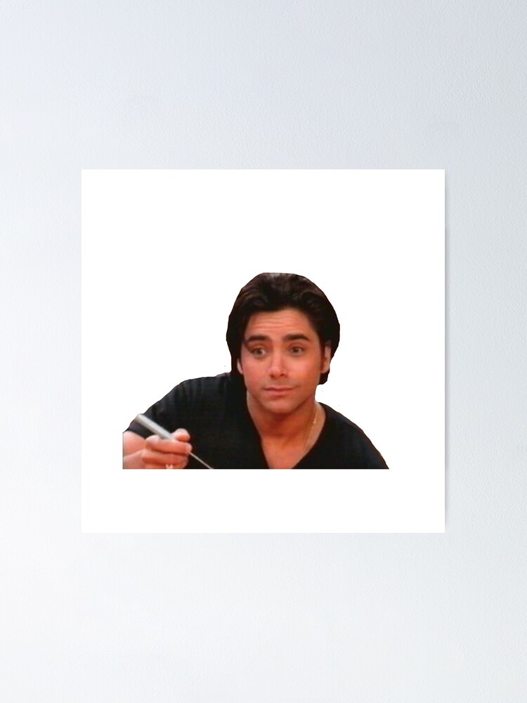 Uncle Jesse Full House Poster By Livlaurel23 Redbubble