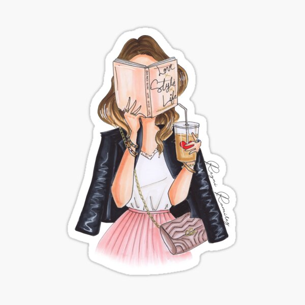 Item preview, Girl reading designed and sold by reyniramirezfi.