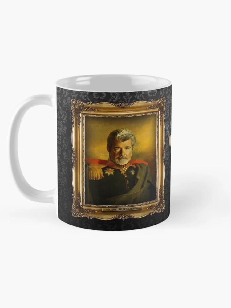 Thumbnail 5 of 6, Coffee Mug, George Lucas - replaceface designed and sold by replaceface.