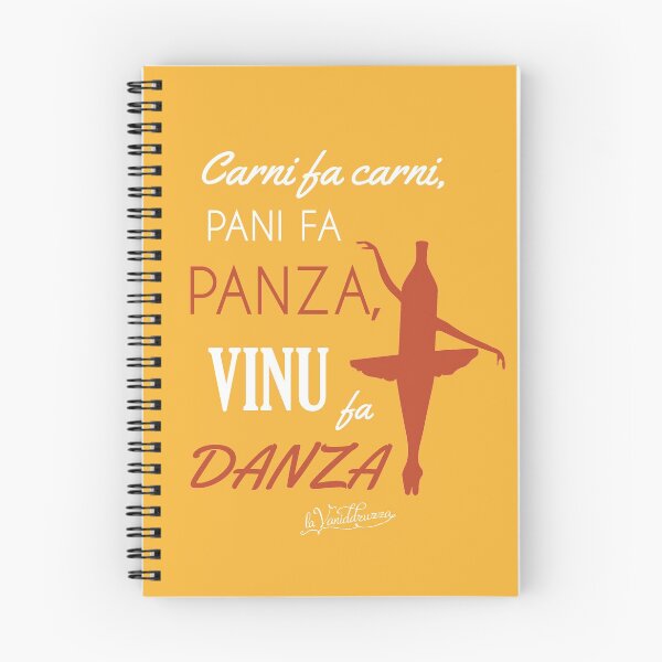 Item preview, Carni fa carni, pani fa panza, vinu fa danza designed and sold by campobellezza.