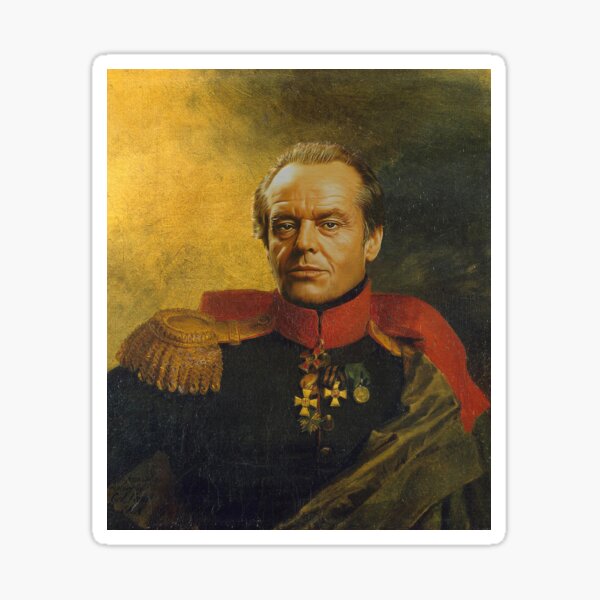 Jack Nicholson - replaceface Sticker