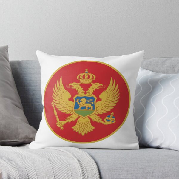 Item preview, Coat of Arms of Montenegro (Round) designed and sold by abbeyz71.