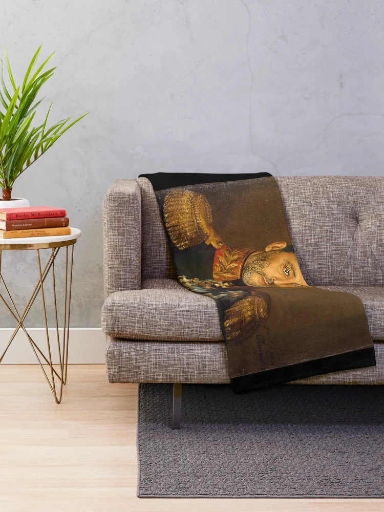 Thumbnail 2 of 6, Throw Blanket, Jean Reno - replaceface designed and sold by replaceface.