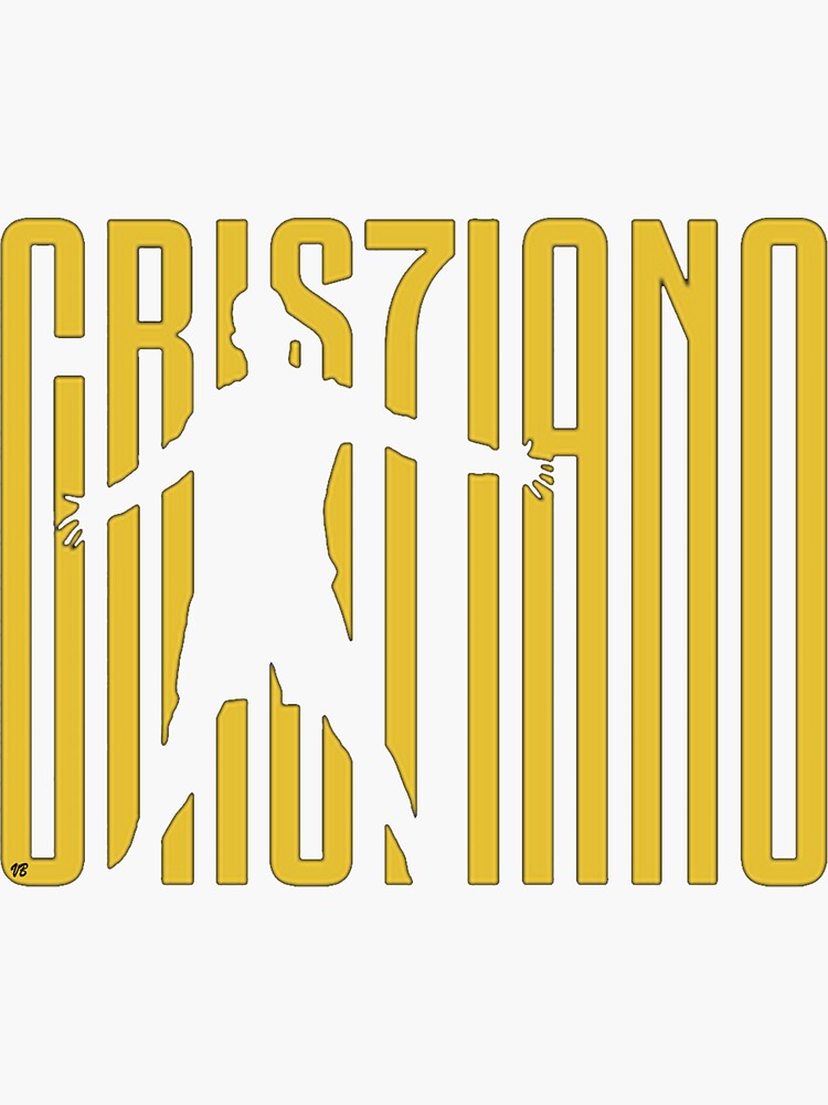 Maglia Cristiano Ronaldo  Sticker for Sale by VincenzoVB