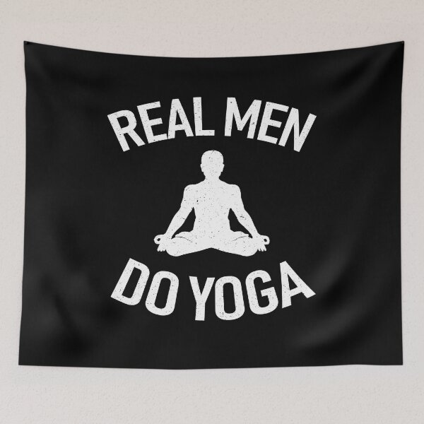 Item preview, Real Men Do Yoga Funny Gift designed and sold by rused.