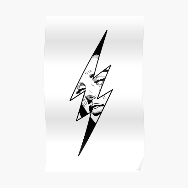 Crying Lightning Posters Redbubble