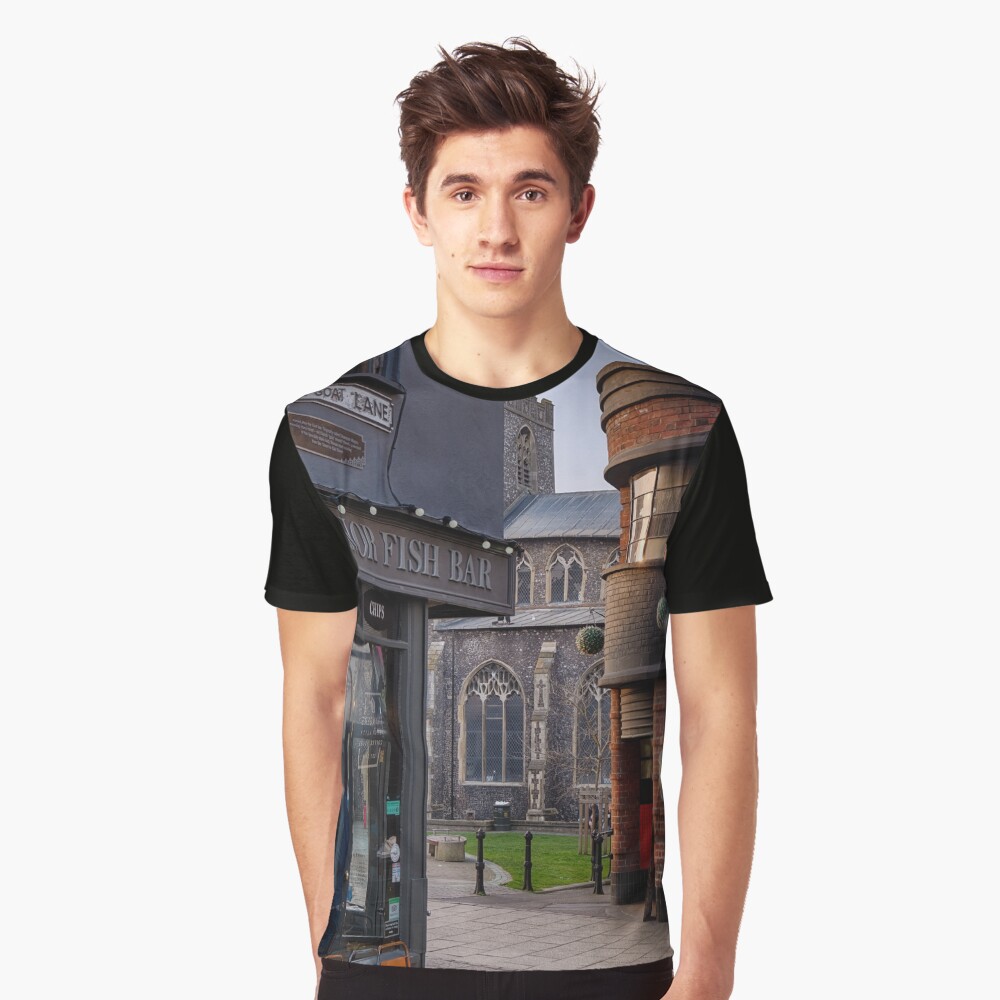 Lower Goat Lane, Norwich Graphic T-Shirt