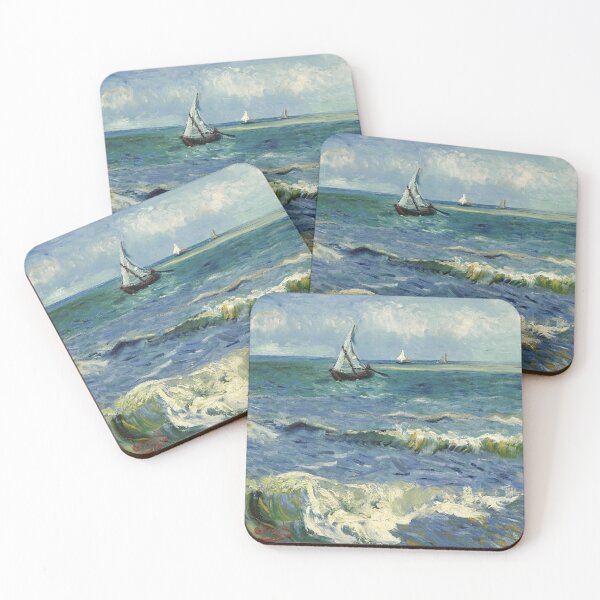 Item preview, Zeegezicht bij The Saints Maries of the Sea, Vincent van Gogh designed and sold by fourretout.