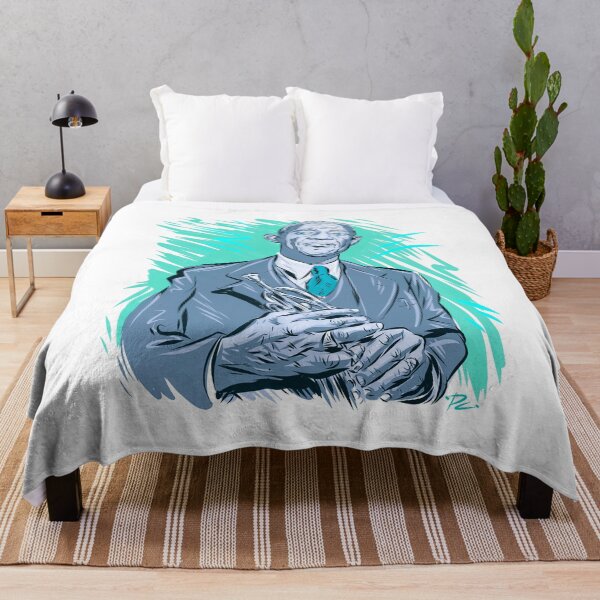 Item preview, Bunk Johnson - An illustration by Paul Cemmick designed and sold by TIGERDAVER.