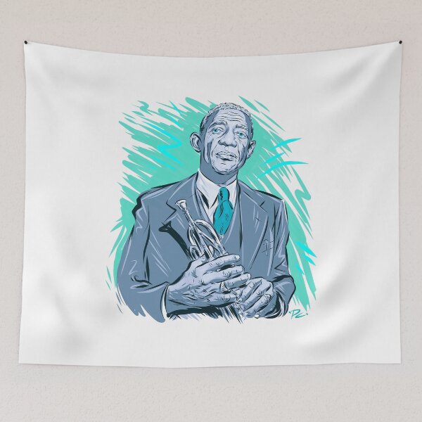 Item preview, Bunk Johnson - An illustration by Paul Cemmick designed and sold by TIGERDAVER.