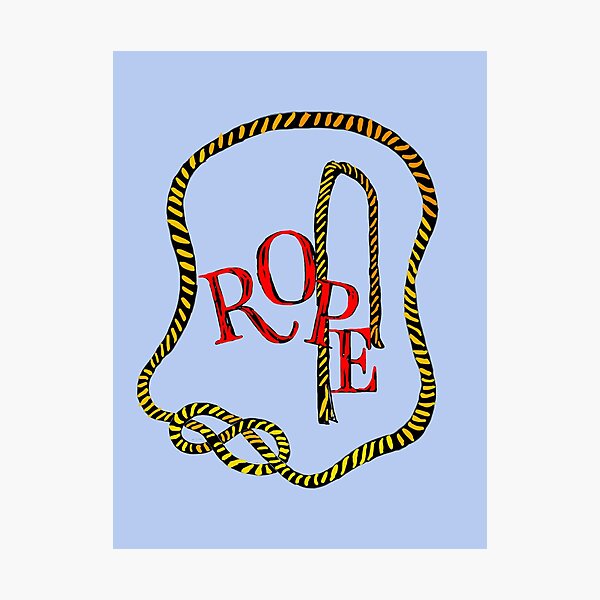 Item preview, ROPE ALFRED HITCHCOCK designed and sold by NumbLock.