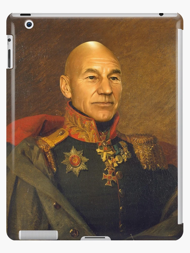 Sir Patrick Stewart OBE - replaceface | iPad Case & Skin