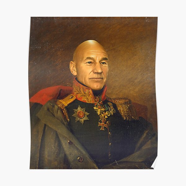 Sir Patrick Stewart OBE - replaceface Poster