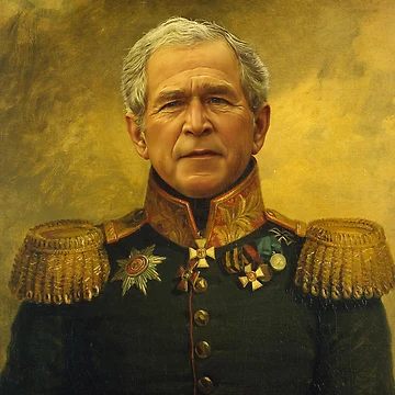 Artwork thumbnail, George W. Bush - replaceface by replaceface