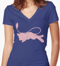 Mew Women's Fitted V-Neck T-Shirt