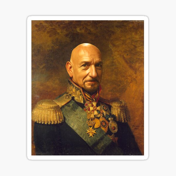 Sir Ben Kingsley - replaceface Sticker
