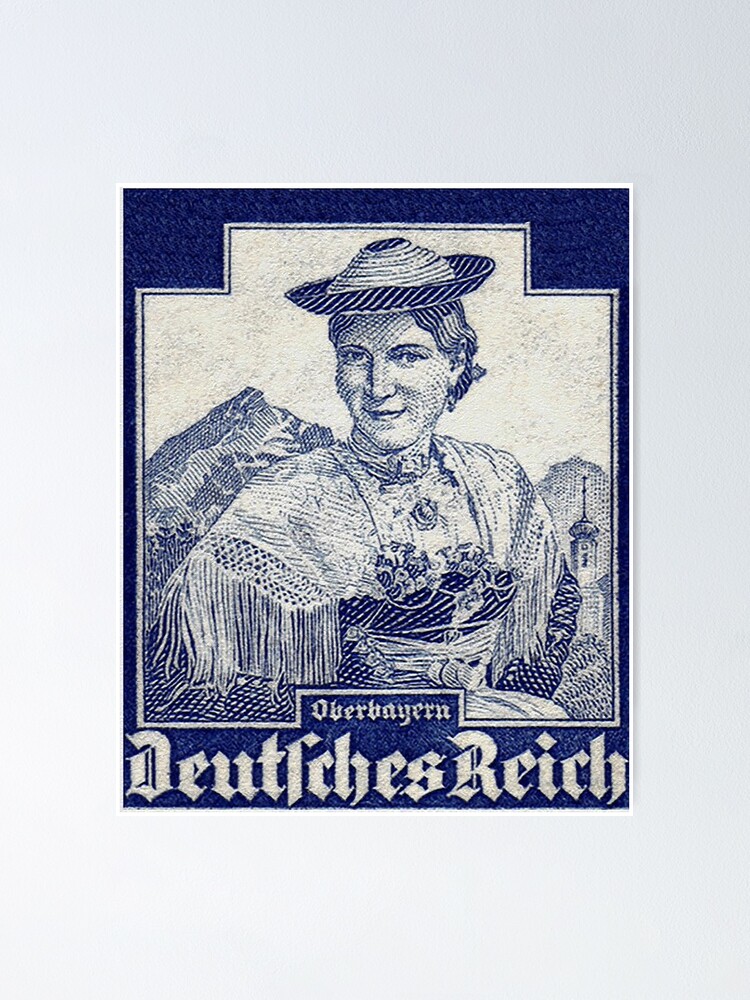 Alternate view of Oberbayern Trachten...Upper Bavaria Folk Costume Poster