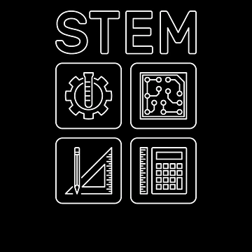 Artwork thumbnail, STEM Science Technology Engineering Math by venomousvector