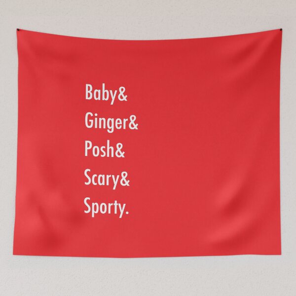 Item preview, Baby & Ginger & Posh & Scary & Sporty. designed and sold by T R E N D Y Z.