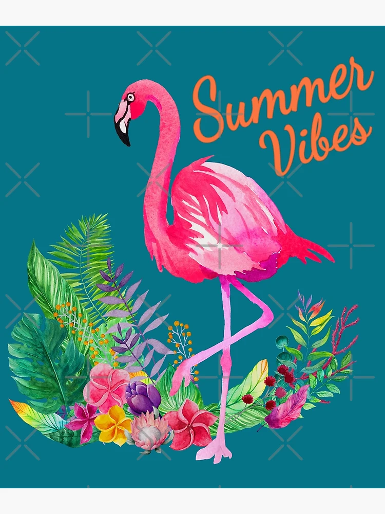  MJZKLNA Flamingo Simple Tropical Summer Preppy