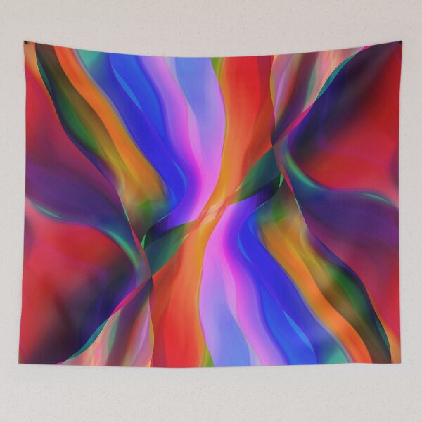 Item preview, Vibrant Cross Pinch Abstract designed and sold by Ruth Palmer.