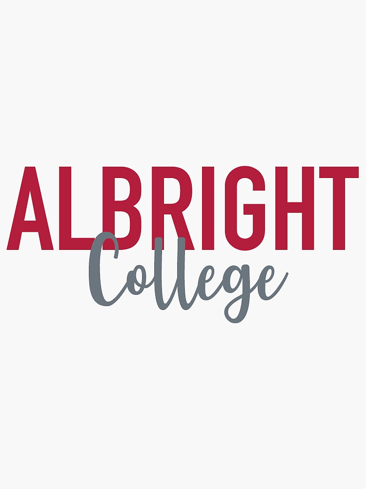 "Albright College Sticker" Sticker for Sale by shiltebeitel20 Redbubble