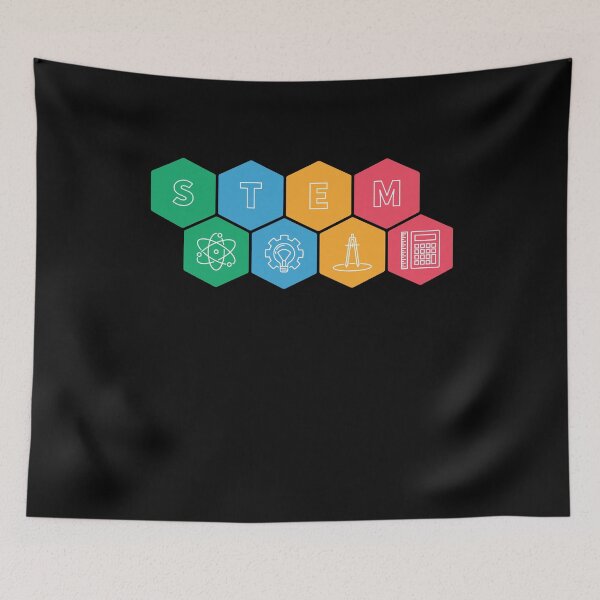 Item preview, Science, Technology, Engineering and Math STEM hexagonal design  designed and sold by venomousvector.