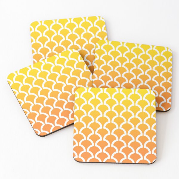 Item preview, Mushroom fan Pattern 460 Yellow and Orange designed and sold by tonymagnerart.