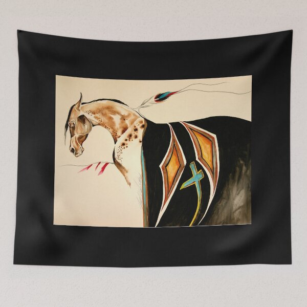 Item preview, Native American Blanketed Horse designed and sold by Jill Claire.