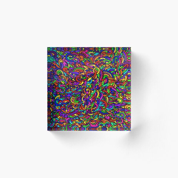 Rainbow portal Acrylic Block